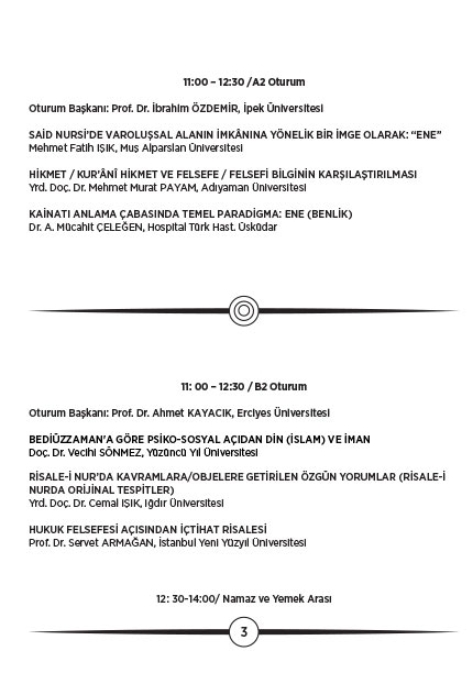Din, Bilim ve Felsefe İlişkisi: Risale-i Nur Yaklaşımı sempozyumu 4