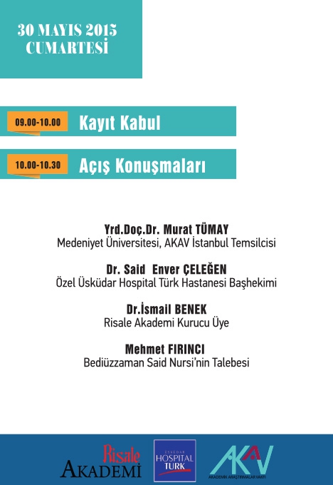 Yaşlanma ve Manevi Bakım çalıştayı programı 3