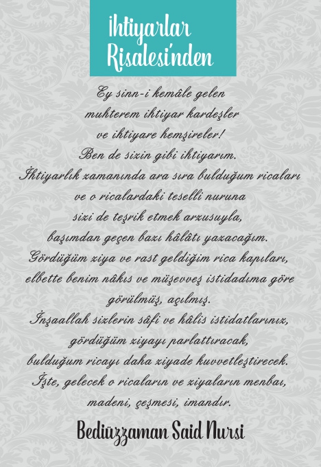 Yaşlanma ve Manevi Bakım çalıştayı programı 9