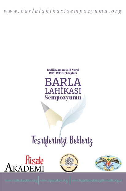 Barla Lahikası Sempozyumu Programı 2