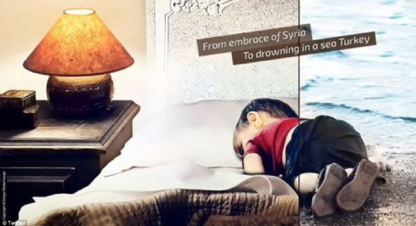 Dünya minik Aylan'ı böyle resmetti 1