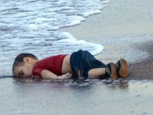 Dünya minik Aylan'ı böyle resmetti