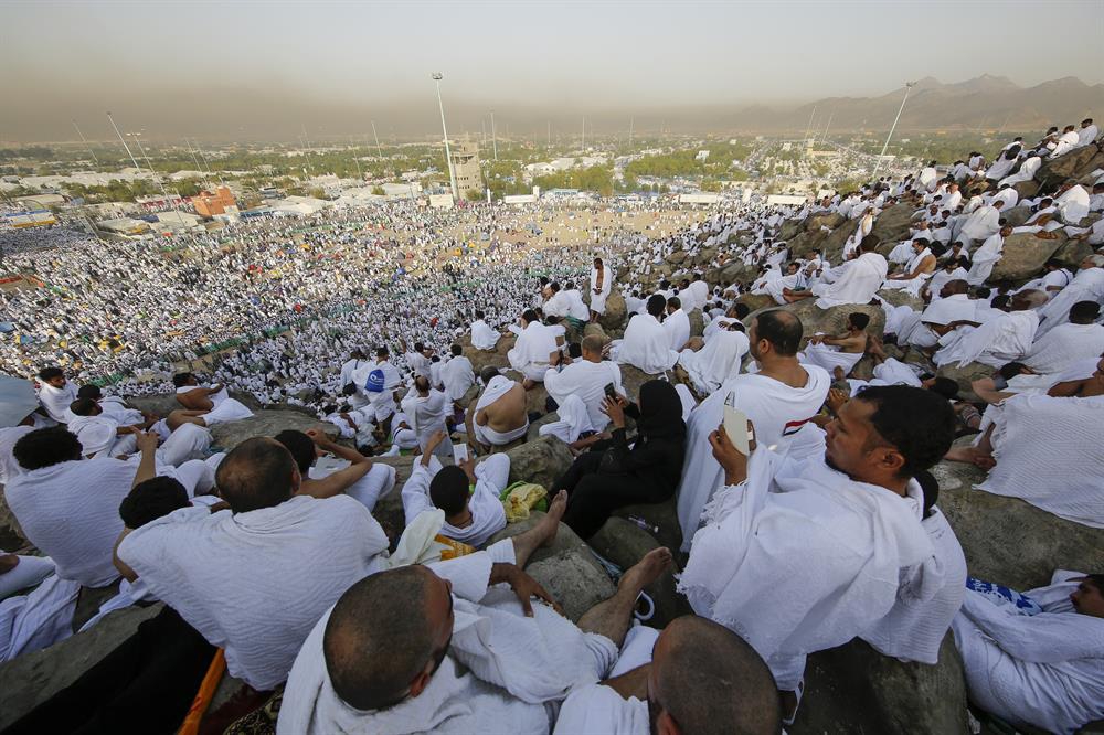 Arafat vakfesinden güzel manzaralar 5