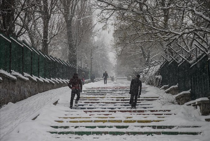 Ankara'da kar yağışı 6