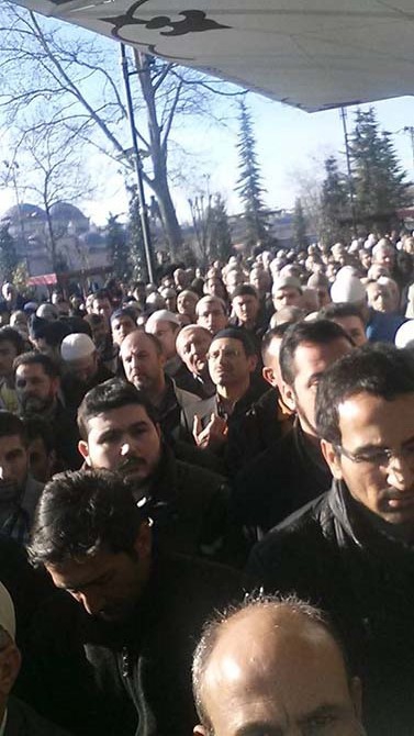 Ahmet Aytimur Ağabey'in cenaze namazından kareler 40