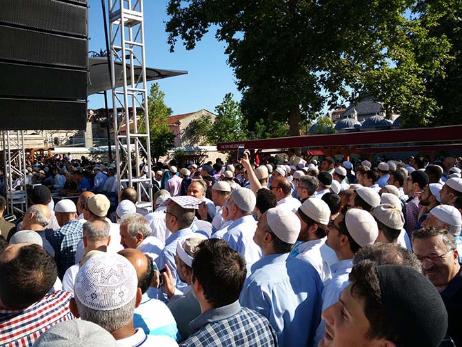 Abdullah Yeğin Ağabeyin cenazesinden 20