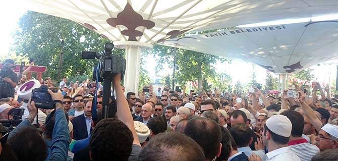 Abdullah Yeğin Ağabeyin cenazesinden 24