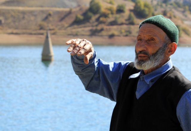Sular çekildi minare ortaya çıktı 3