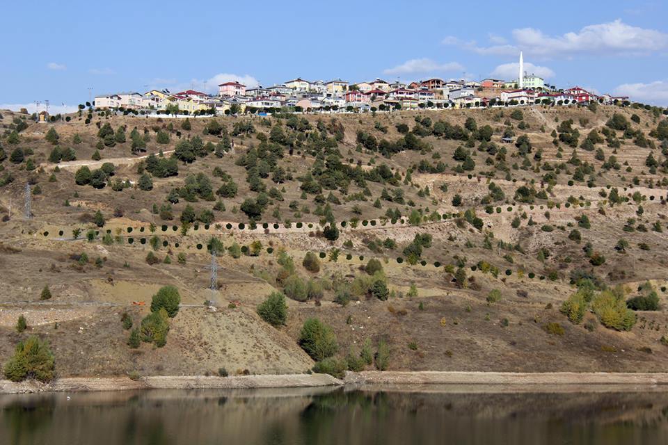 Sular çekildi minare ortaya çıktı 5