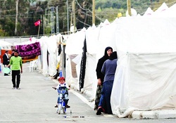 Çadır kentte çadırlar kurulmaya başlandı
