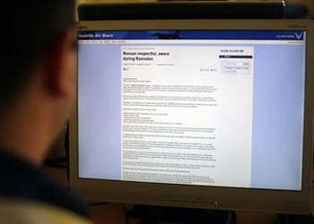 Amerikalı askerlere Ramazan uyarısı