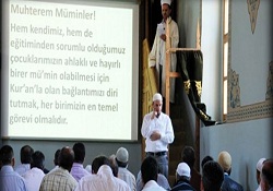 İşitme engelliler için işaret diliyle vaaz