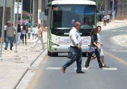 Denizli'de metrobüs dönemi başlıyor