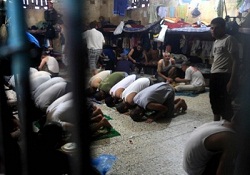 Gazze hapishanelerinde iftar