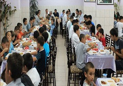 Cemaat ile caminin birlikteliği öğrencileri coşturdu