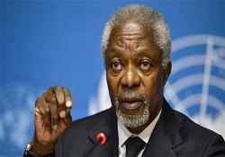BM Suriye Temsilcisi Kofi Annan istifa etti