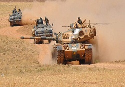 Kamışlı sınırında tatbikatlar sürüyor
