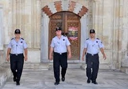 Edirne'nin asırlık camilerinde özel güvenlik iş başı yaptı