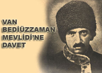 Van Bediüzzaman Mevlidi 1 Eylül'de