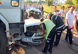 Trafik kazaları yüzde 30 azaldı'