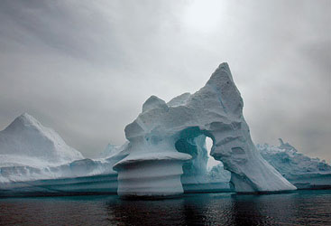 Buzul tabakasının takkesi de eriyor
