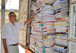 ÇOMÜ Kütüphanesi'ne bir haftada 20 bin kitap bağışlandı