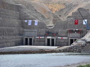 Ilısu Barajı'nda nehir derivasyon işlemi başladı
