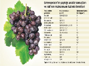 'Türk üzümleri temiz, Greenpeace yaptığı analiz sonuçlarını çarpıtıyor'