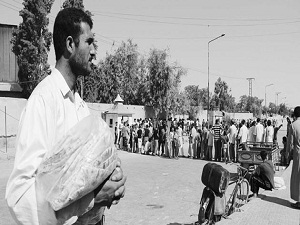 Katliam için ekmek kuyrukları özellikle hedef alınıyor