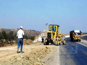 Duble yol çalışmaları, 150 haneyi susuz bıraktı