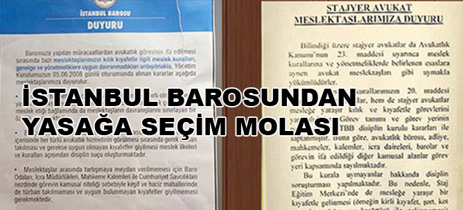 Başörtüsü yasağına geçici bir süre ara verdik