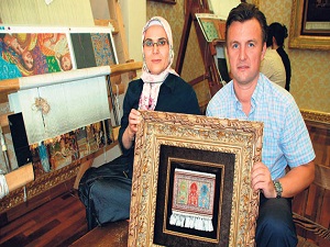 Bu halının santimetrekaresinde 2 bin 500 düğüm var