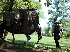 Askerin dostu robot köpekler