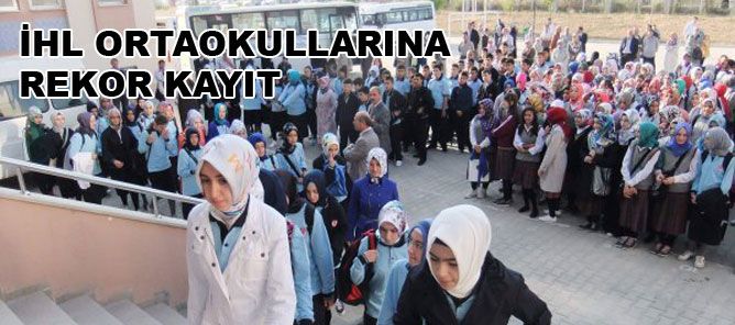 İHL ortaokullarına rekor kayıt