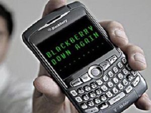 BlackBerry yine çöktü