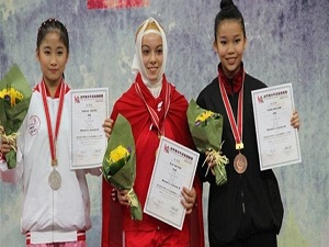 İşte başörtülü şampiyonumuz