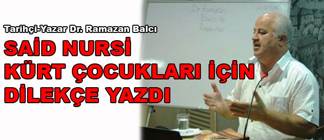 Said Nursi, Kürt çocuklar için dilekçe yazdı
