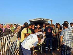 8 yaralı Suriyeli Kilis'te tedavi altına alındı