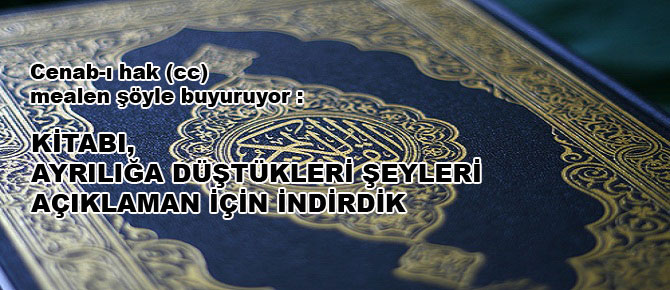 Kitabı, ayrılığa düştükleri şeyleri açıklaman için indirdik