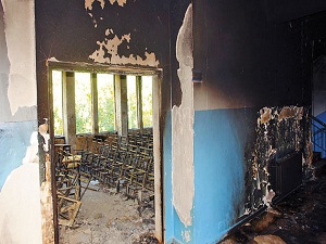 'Okulumuz yandı, geleceğimiz yanmasın' kampanyası