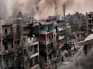 Halep'in 3 yeri bombalanıyor: 40 ölü