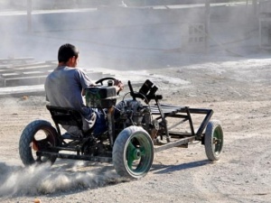 'Çöl Karting' asfalt ağlatıyor