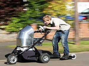 Dünyanın en hızlı bebek arabası üretildi!