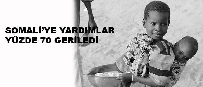 Somali’ye yardımlar yüzde 70 geriledi