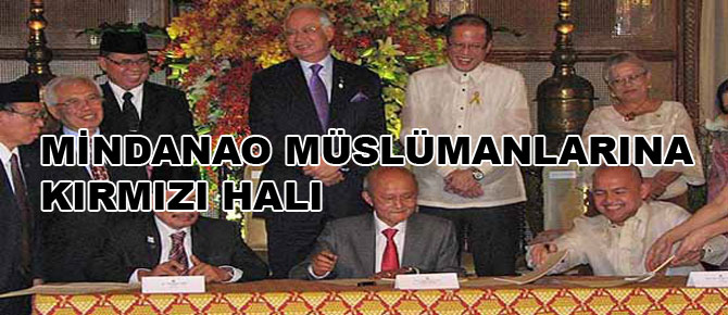 Mindanao Müslümanlarına kırmızı halı