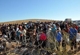 9u Yaralı, 509 Suriyeli Türkiyeye Sığındı