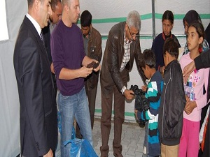 Suriyeli sığınmacılara bayram hediyesi