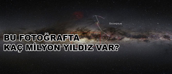 Bu fotoğrafta kaç milyon yıldız var?