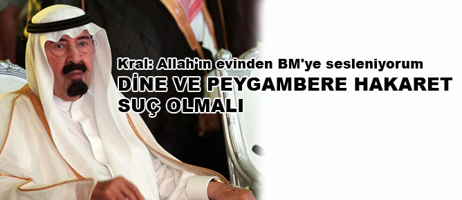 Dine ve peygambere hakaret suç olmalı