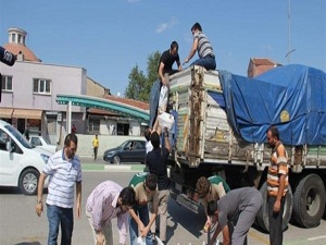 Bosna'da şehit ailelerine Kurban Bayramı yardımı